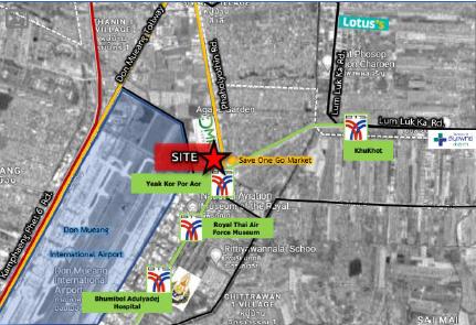 ที่ดินทำเลดีบริเวณ แยกคปอ. 1