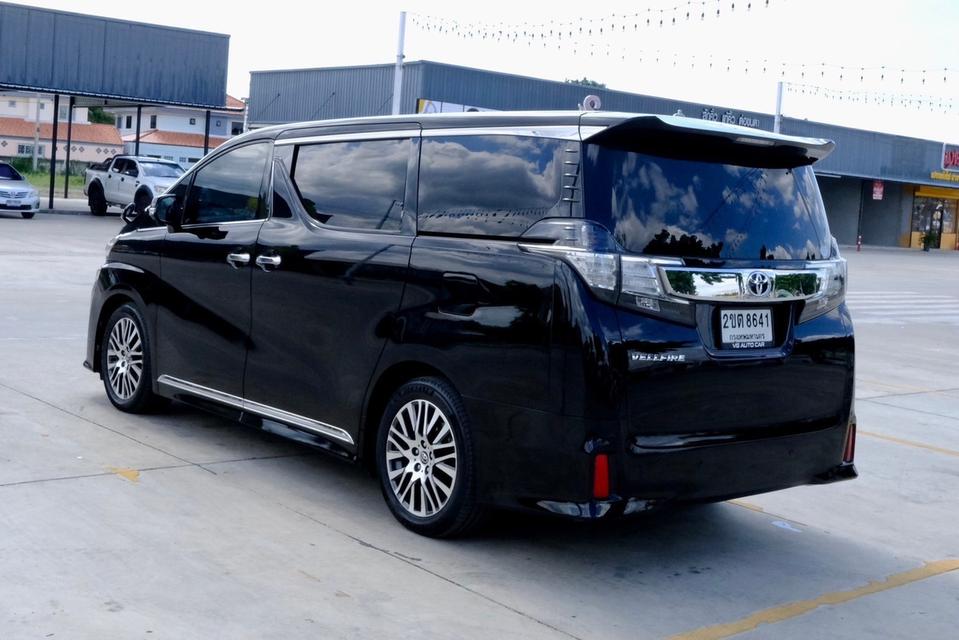 Toyota Vellfire 2.5 ZG  ปี2015 สีดำ  เกียร์: ออโต้  เครื่องยนต์: เบนซิน ไมล์ 10x,xxx กม. 6