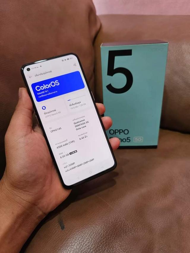 Oppo Reno 5 สีม่วง 3