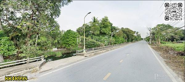 ขายที่สวยริมแม่น้ำท่าจีน 7 ไร่เศษ ชมวิวเต็ม 111 เมตร วิวโค้งน้ำ ด้านข้างติดถนนและคลอง เหมาะทำบ้านหรู โครงการ และซื้อทำกำไร ใกล้วัดท่าไม้ - KK4899S 3