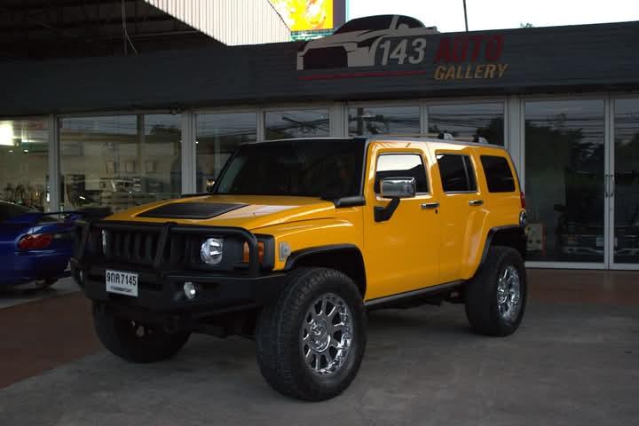 Hummer H3 สีเหลือง 2