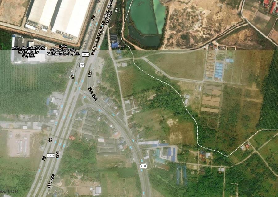 ที่ดินเปล่า ทำเลใกล้โรงงาน/อพาร์ทเม้นท์ ห่างถนนใหญ๋ 400 เมตร เหมาะทำคลังสินค้าหรือธุรกิจโลจิสติกส์ 2