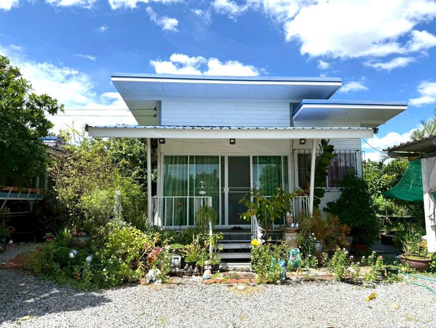 ขาย ที่ดิน พร้อมบ้านสวน HS082 วัดสุวรรณ บ่อทอง ชลบุรี. 2 ไร่ พร้อมอยู่ ทำสวน ขุดบ่อ เลี้ยงปลา เหมาะอยู่อาศัย บ้านพักหลัง 1