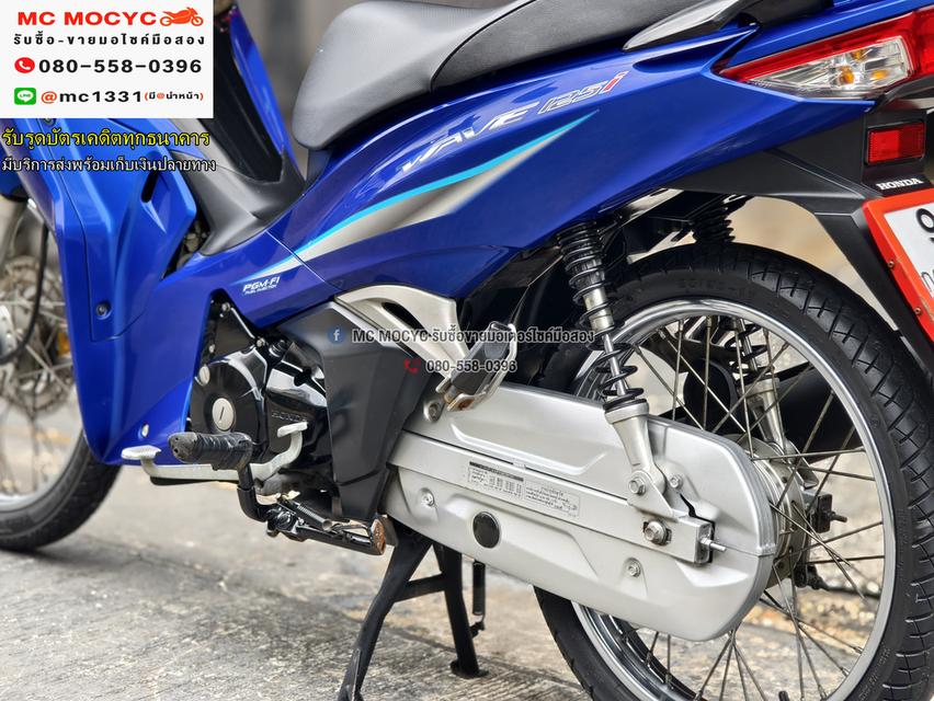 Wave 125i 2018 สตาดมือ เครื่องเดิมเสียงเงียบ ใช้งานได้ปกติ มีเล่มเขียวชุดโอนให้ครบ NO1206   9