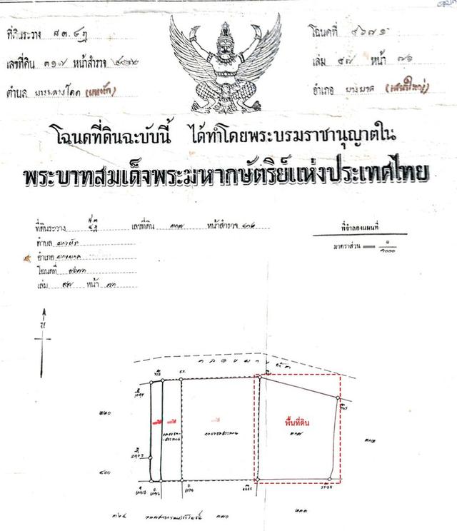 ขายที่ดินสวยๆ ติดถนน เลียบคลองชลประทาน ต่ำกว่าพื้นถนนประมาณ 2 เมตร