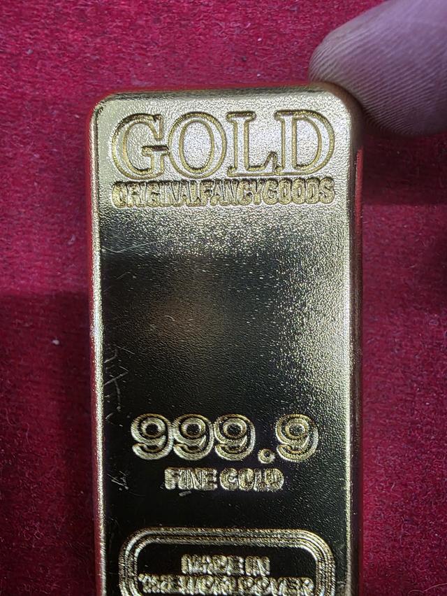 A.ของสะสม สวยหายาก แท่งสีทอง หนักๆ Fine gold 999.9 เดิมๆ ขายเป็นชิ้นงานของสะสม ตามสภาพ ไม่ได้รับประกัน พร้อมส่ง รูปที่ 2