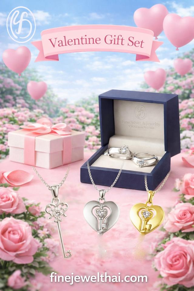 Finejewelthai Valentine Gift Set เครื่องประดับคู่รัก ราคาพิเศษ ลดสูงสุด50%