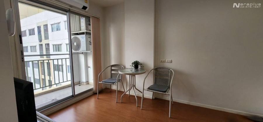 68111128 : ขาย Condo แบบ 1 ห้องนอน ห้องมุม พื้นที่ขนาด  25.77 ตารางเมตร พร้อมอยู่  โครงการ ลุมพินี คอนโดทาวน์ นิด้า-เสรีไทย 2 ชั้น 7 พึ่งรีโนเวทเสร็จ  5