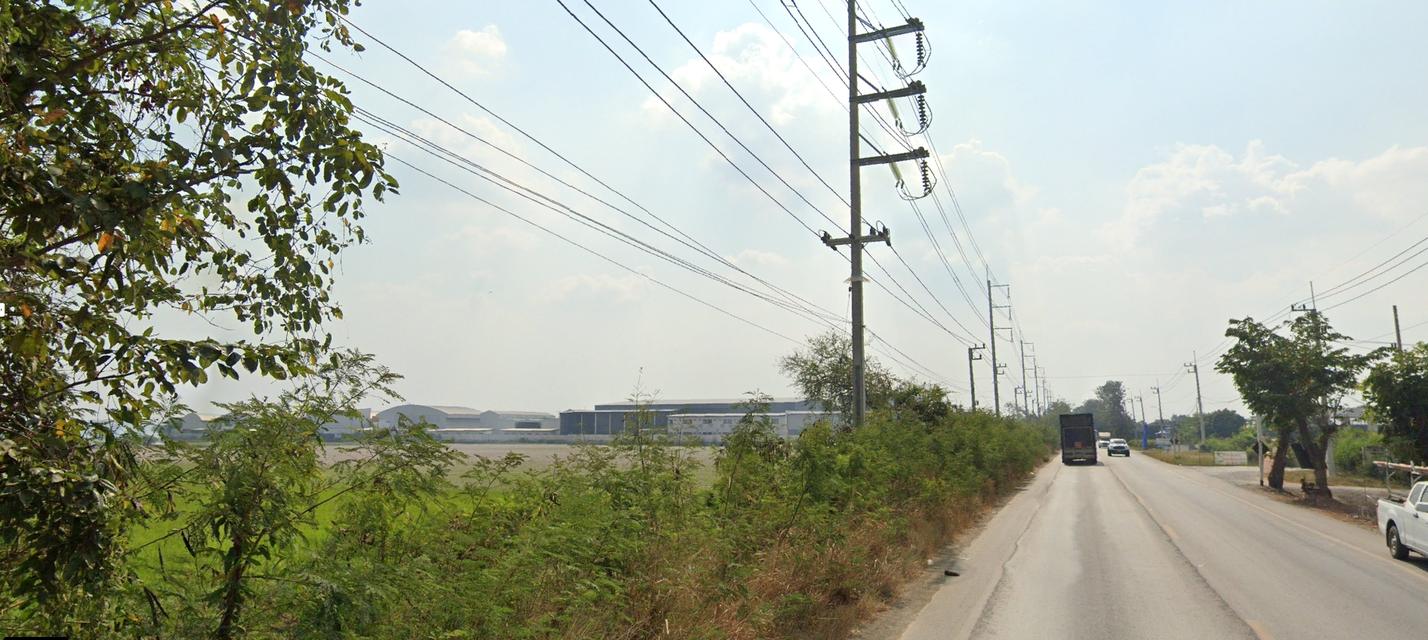 ขาย ที่ดิน45ไร่ พื้นที่สีเขียวลาย หน้ากว้าง 200ม.  ถนนทางหลวงชนบท นฐ.3004 บางเลน-ศาลายา ตำบลลำพญา อำเภอบางเลน นครปฐม 5