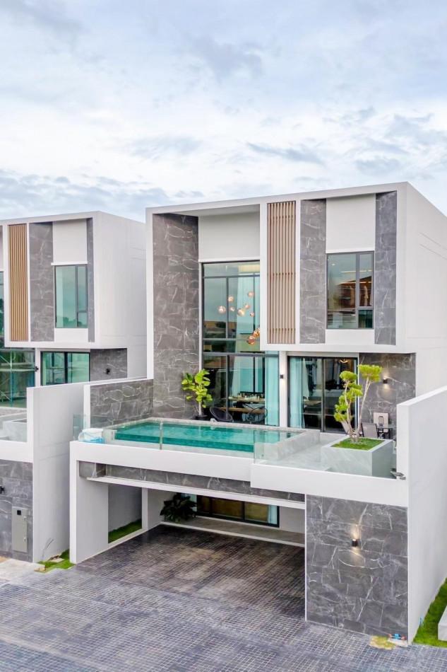 ขาย บ้านเดี่ยว 3 ชั้น Highbury วัชรพล-รามอินทรา 60 ตร.วา แต่งครบทั้งหลัง พร้อมลิฟต์และสระว่ายน้ำส่วนตัว 2