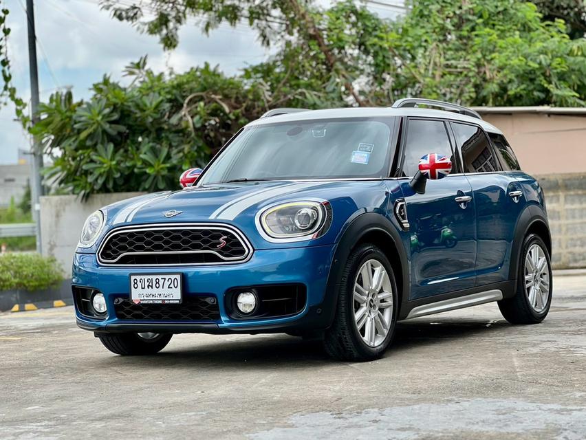 MINI COUNTRYMAN COOPER S RHD ปี 2019 โฉม ปี10-ปัจจุบัน สีฟ้า ขาว เครื่องเบนซิน