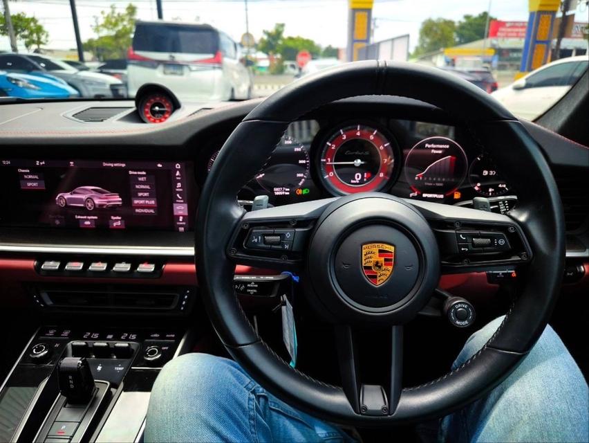 2021 PORSCHE 911 CARRERA TURBO Sสี crayon ภายในแดง 3