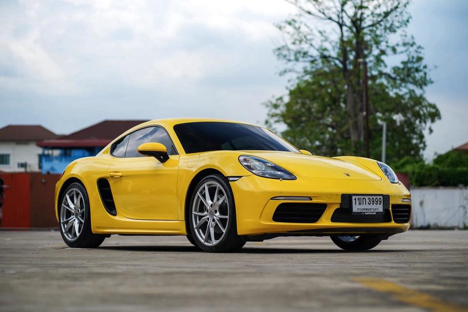 Porsche 718 Cayman ปี 2018 สี Racing Yellow รูปที่ 2