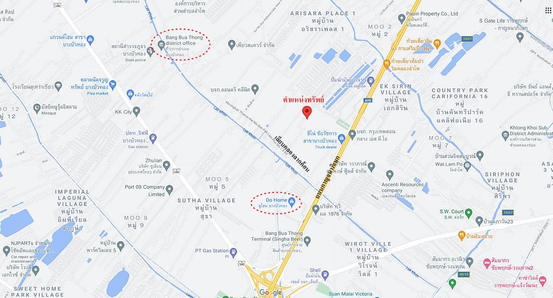 (เจ้าของ) ขาย และให้เช่า ที่ดิน 8 ไร่ พร้อมโรงงาน โกดัง และบ้านพัก บางบัวทอง นนทบุรี ใกล้รถไฟฟ้าสีม่วง สถานีคลองบางไผ่ 10