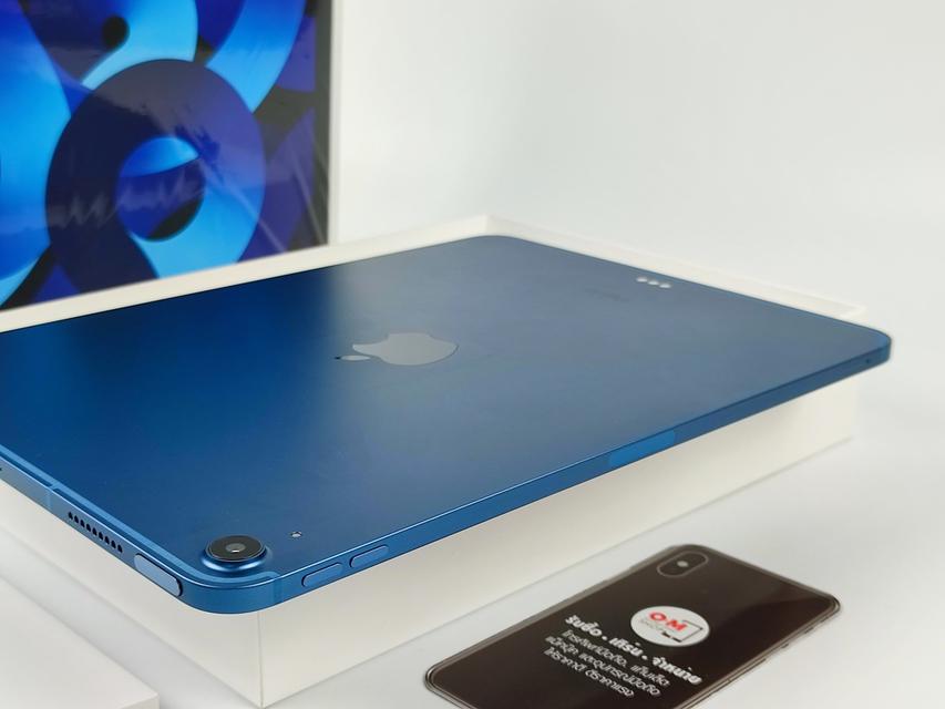 ขาย/แลก iPad Air5 (2022) 64 (Wifi+Cellular) สี Blue ศูนย์ไทย ประกันศูนย์ สภาพสวยมากๆ แท้ ครบกล่อง เพียง 22,900 บาท  2