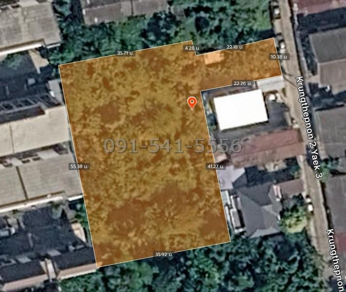 ขายที่ดิน 3 แปลง 554 ตรว ซอยกรุงเทพนนท์ 2 แยก 3 ติดถนนสาธารณะ ทำเลศักยภาพ ใกล้เมือง เดินทางสะดวก 2