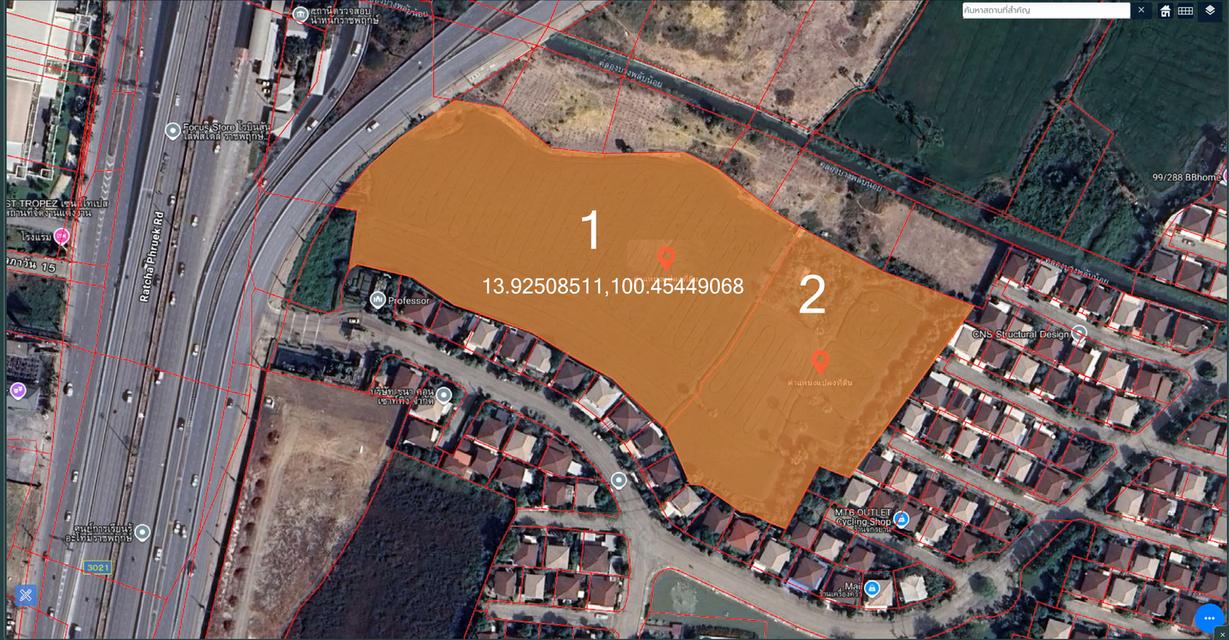 ที่ดิน 15 ไร่ ติดถนนราชพฤกษ์ 2