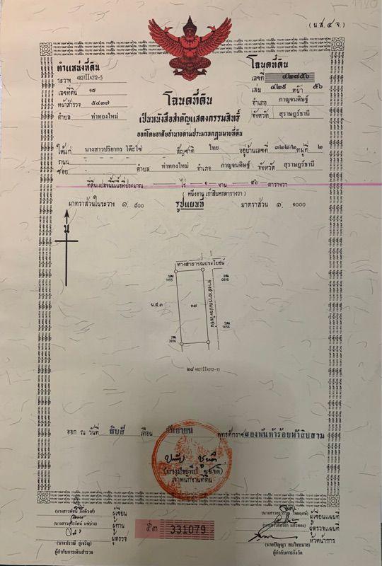 ขายที่ดินเปล่า ทำเลดี อำเภอกาญจนดิษฐ์ จังหวัดสุราษฎร์ธานี 14