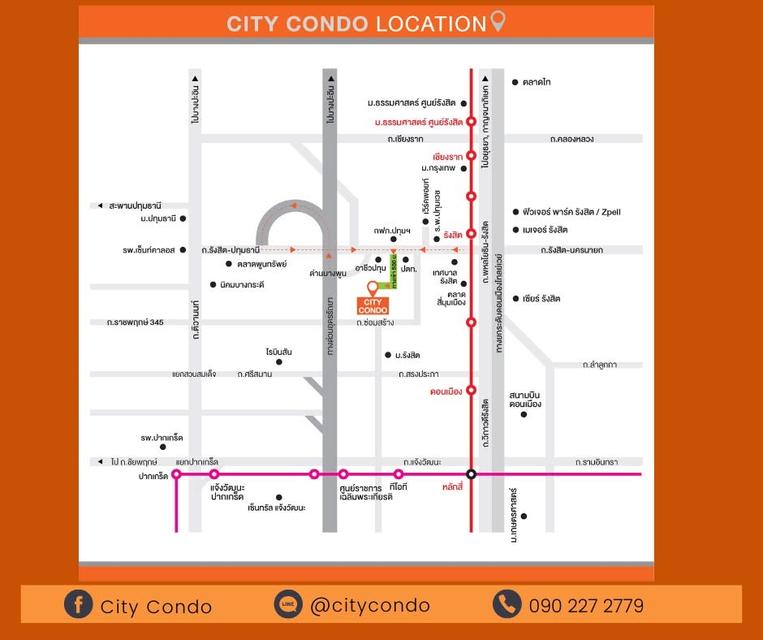 คอนโด cityคอนโด ปทุมธานี 12