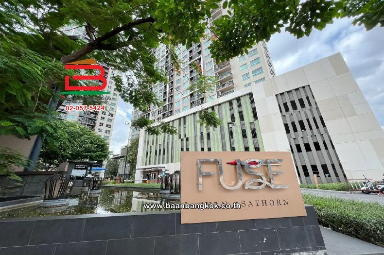 คอนโดมิเนียม โครงการ Fuse Chan-Sathorn (ฟิวส์ จันทน์-สาทร) เนื้อที่ 56.70 ตารางเมตร อยู่ระหว่าง ซอยจันทน์ 18 & ซอยจันทน์ 18/7 เขตสาทร กรุงเทพมหานคร