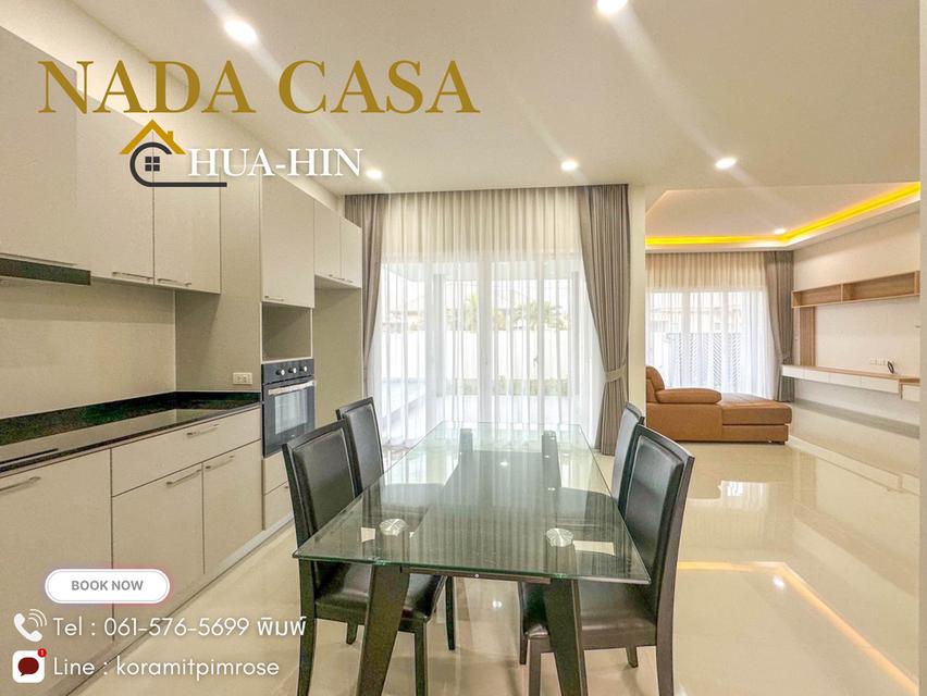 บ้านเดี่ยวหัวหิน🏘️NADA CASA เฟส2 ใกล้ทะเลหัวหิน9กม.🌊 10