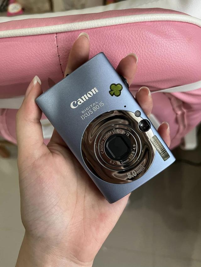 Canon Ixus 80IS สีฟ้าน่ารักมาก