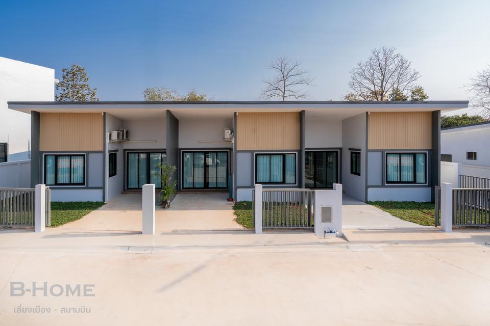 บ้านใหม่ โครงการหมู่บ้าน B-Home เลี่ยงเมือง-สนามบิน 2 ห้องนอน 2 ห้องน้ำ 1.76 ล้าน 1