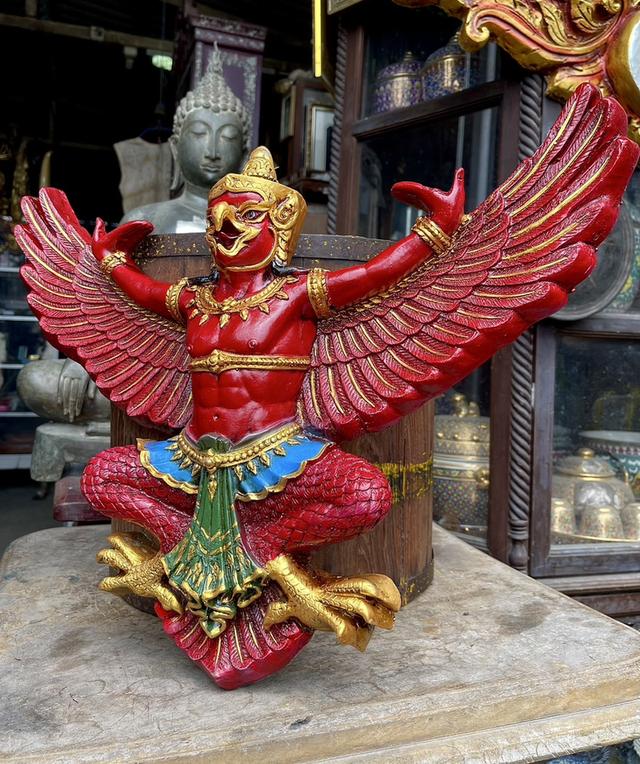 ครุฑสำนักงาน พญาครุฑแขวนผนัง ขนาด50x50cm