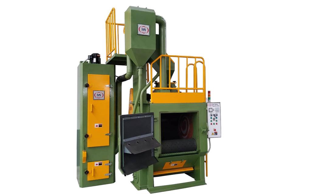 APRON BLAST MACHINE ( เครื่องขัดผิวโลหะแบบสายพานหมุน ) รูปที่ 2