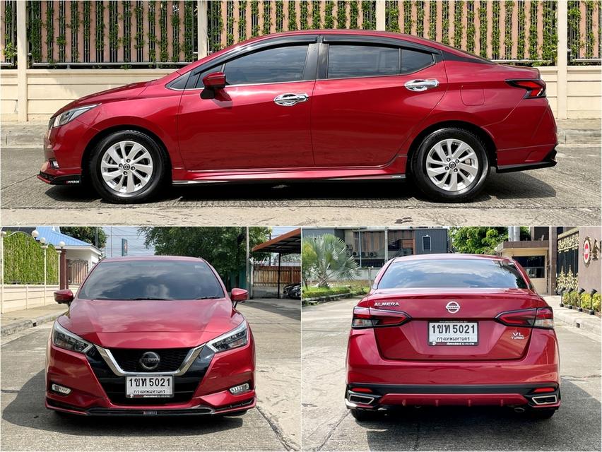 NISSAN ALMERA TURBO 1.0 VL ปี 2020 สภาพนางฟ้า