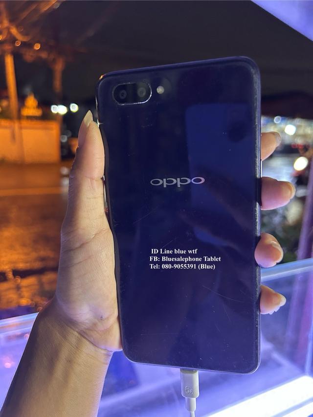 OPPo A3s จอ6.2นิ้ว 4G 2ซิม โหลดแอพได้ ได้ทุกซิม ใช้งานปกติ