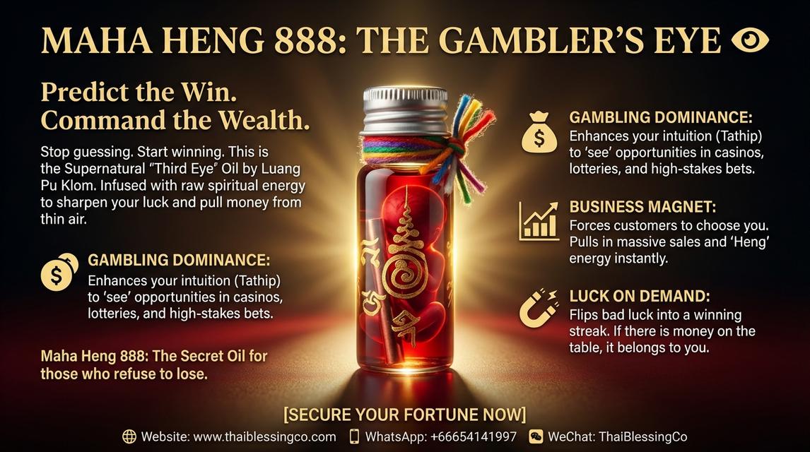 🎲 MAHA HENG 888: THE GAMBLER’S EYE 👁️ Visionary888: The Intuition & Infinite Abundance Elixir รูปที่ 14
