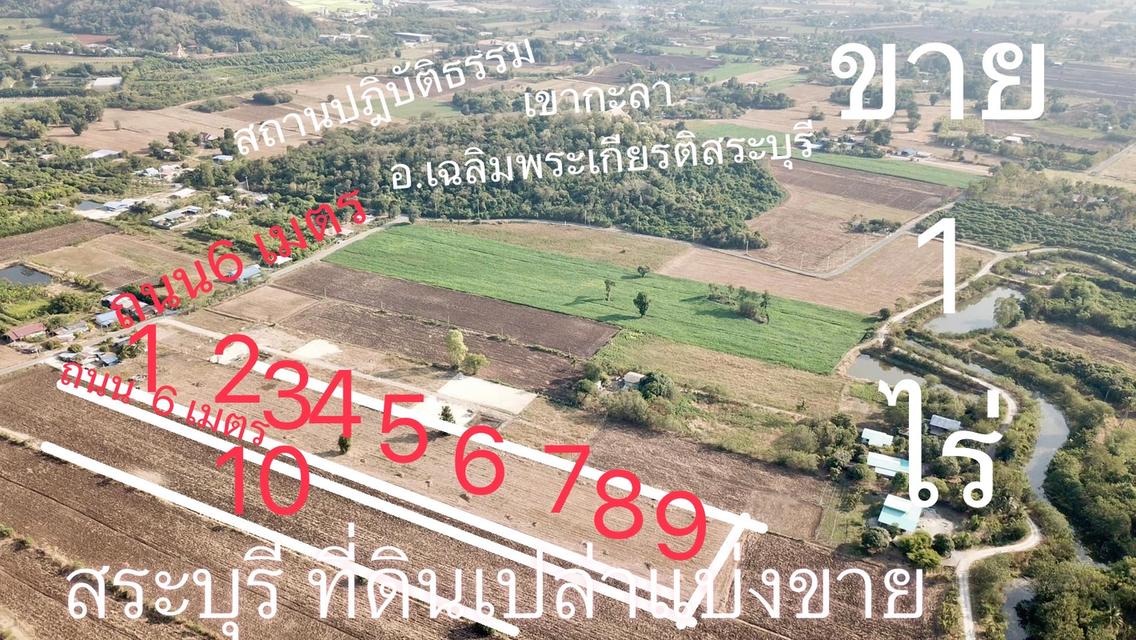 ขายที่ ขาย1ไร่ M.093-441-5691ตำบลเขาดินพัฒนา อำเภอเฉลิมพระเกียรติ จังหวัดสระบุรี 5