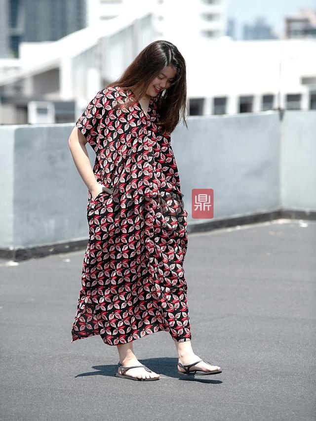 เดรสยาว ชุดสาวอวบ สาวพลัสไซส์