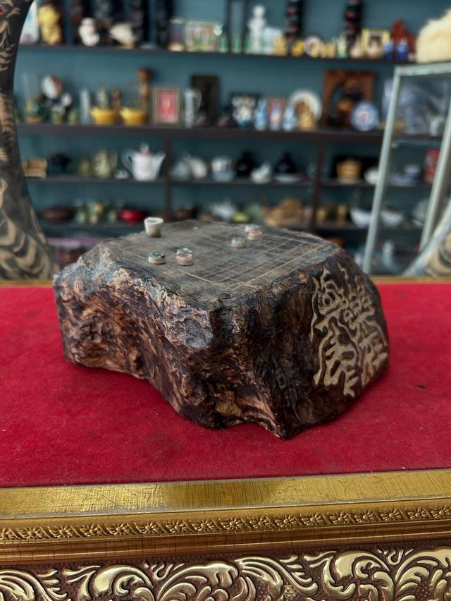 รูปปั้นจีน โต๊ะหิน งานกระเบื้องจีน 2