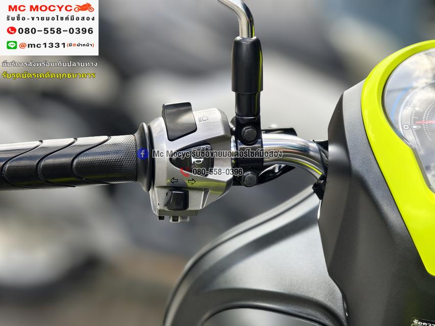 Scoopy i 2022 วิ่ง10000โล รถบ้านเครื่องท่อเดิม เล่มเขียวชุดโอนครบ No1252    8