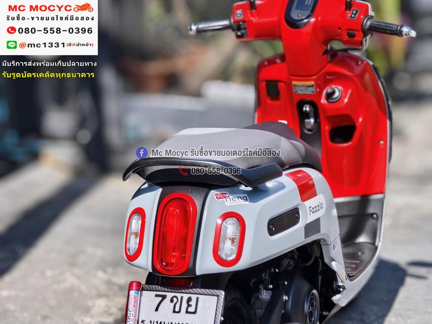 Fazzio 125 2024 วิ่ง2000โล รุ่นTopกุญแจรีโมทบุคเซอวิสครบ รถบ้านมือเดียว  NO1305 13