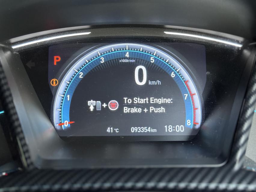 HONDA CIVIC FK 1.5 TURBO 2019 มือเดียวป้ายเเดงสีเดิมทั้งคัน 11