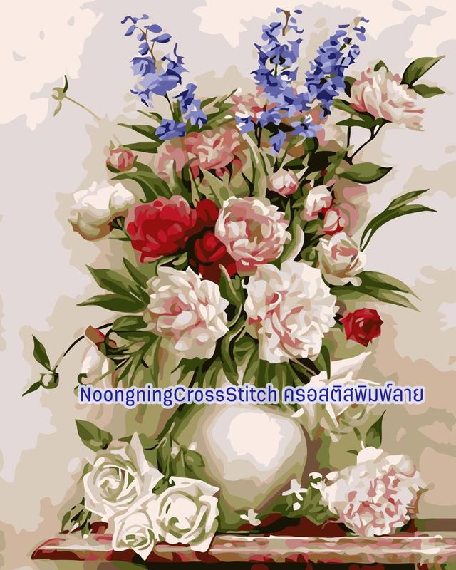 ร้าน Noongning Cross stitch ครอสติสพิมพ์ลาย จำหน่ายอุปกรณ์ครอสติส ภาพติดเพชร413 4