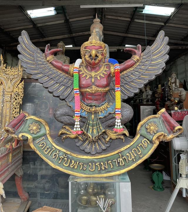 พญาครุฑสำนักงานเก่า ครุฑสำนักงาน ขนาด130ซม