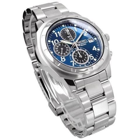 Seiko Chronograph 7T92 | Blue Gradient Dial | Full Set ของใหม่กริ๊บ รูปย่อยที่ 4