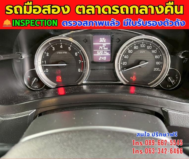 🚘ปี2021 Suzuki Ciaz 1.2  GL ติดแก็ส LPG  ⭐ไมล์แท้ 51,xxx กม. 📌เกียร์ธรรรมดา  ✨ประหยัดน้้ำมัน  ⚙️เครื่องเบนซิน ติดแก็ส LPG ถังโดนัท  14
