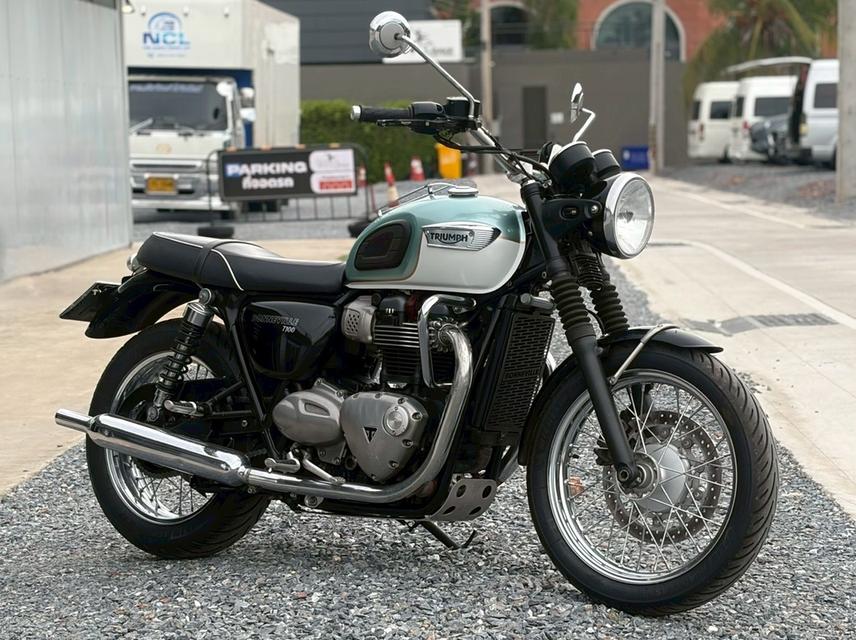 Triumph bonneville T100 ปี 2017 ฟ้าขาว รูปที่ 2