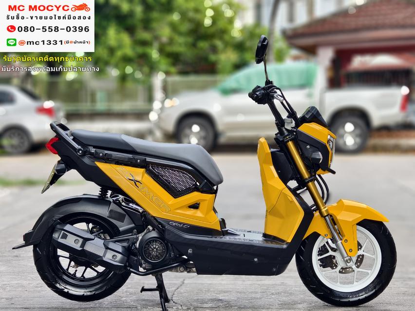 Zoomer x 2019 สีเหลืองล้อทูโทน ไมล์ดิจิตอล ชุดสีสวย  เล่มชุดโอนครบ  No747    4