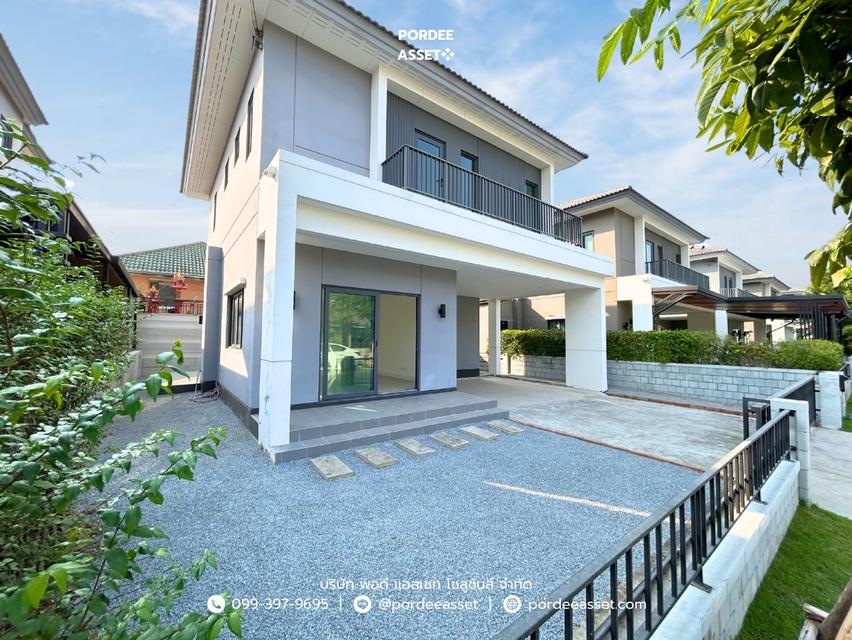 บ้านเดี่ยว เซนโทร บางใหญ่ (ถนนเมน หน้าบ้านไม่ชนหลังอื่น) ซอยวัดลาดปลาดุก บางบัวทอง นนทบุรี ใกล้ MRT สถานีคลองบางไผ่ : Centro Bangyai