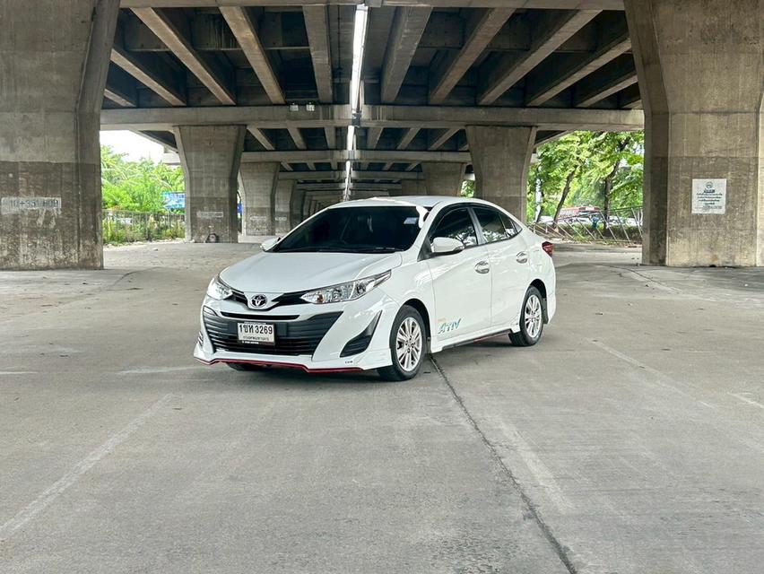 ขายรถ Toyota Yaris Ativ 1.2E ปี 2018 สีขาว เกียร์ออโต้