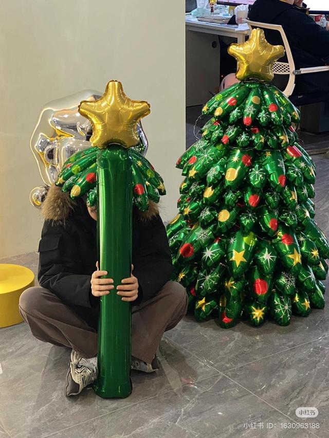 ลูกโป่งฟอยล์ ต้นคริสมาสต์ 6