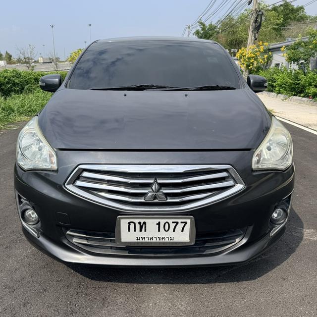 Mitsubishi Attrage GLS Limited AUTO 2015 ✅น็อตไม่ขยับ ไม่เคยชน ไม่เคยแก็ส ❇️ภายในสะอาด ไมล์แท้ใช้น้อย ✅แผนที่กูเกิ้ล ยูทูป กล้องหลัง ❇️ปุ่มสตาร์ท รูปที่ 2