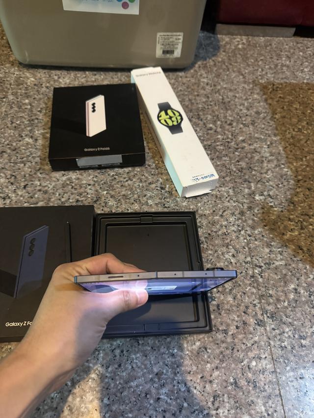 ขายๆๆๆถูกSamsungFold6สีใหม่Navy Shadow 256กิ๊กมีกล่องอีมี่ตรงแถมปากกาให้ด้วยคับสูนTrueสภาพสวยการใช้งานดีเยี่ยมทุกๆฟังชั่นเครื่องรีสโตได้ตลอดไม่มีติดแอ รูปย่อยที่ 3