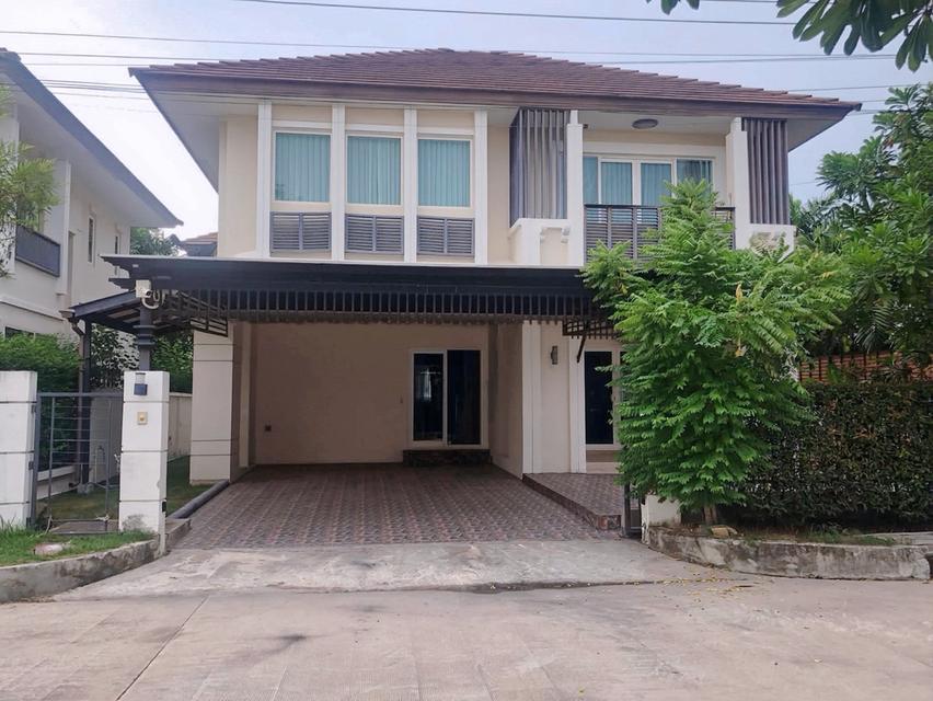 บ้านเดี่ยว 2 ชั้น หมู่บ้านเดอะเซนโทรวงแหวน-อ่อนนุชลาดกระบัง พร้อมเข้าอยู่ ทำเลดี เดินทางสะดวก ใกล้โรบินสัน ลาดกระบัง 1